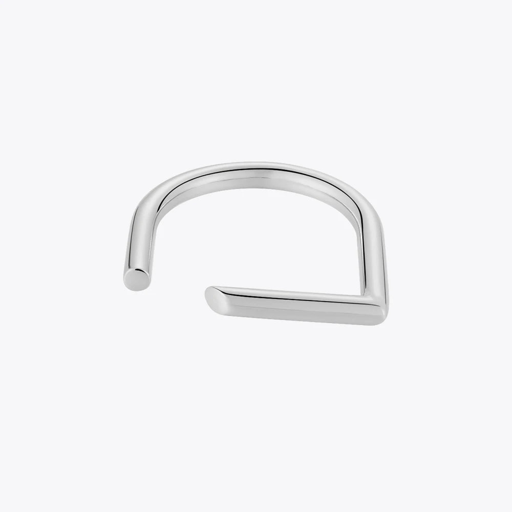 geometric  New Futuristic Ring For Women  Stainless Steel Gold Color Fashion Jewelry Rings Graduation