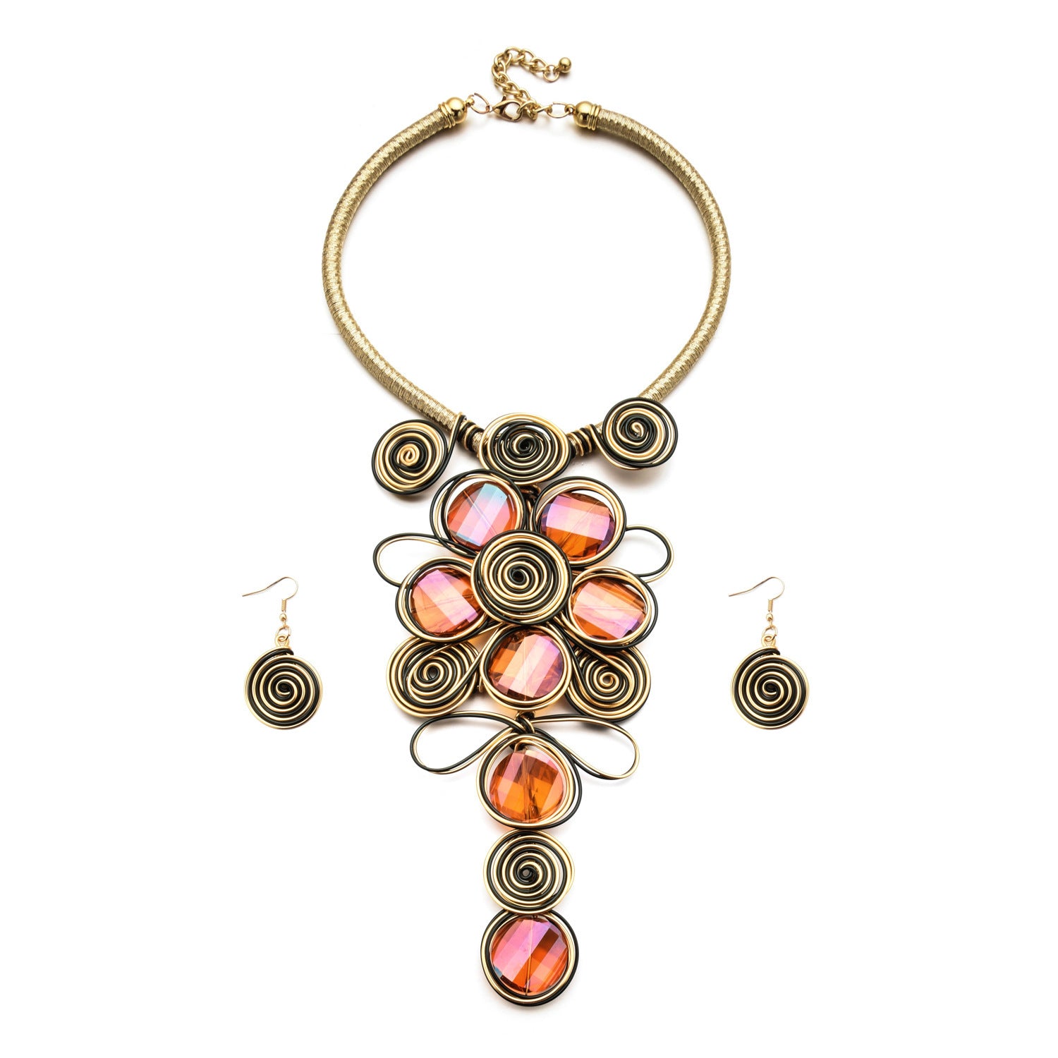 African Collar Necklace Tribal Customs Wearing Jewelry Festival Exaggerated Style