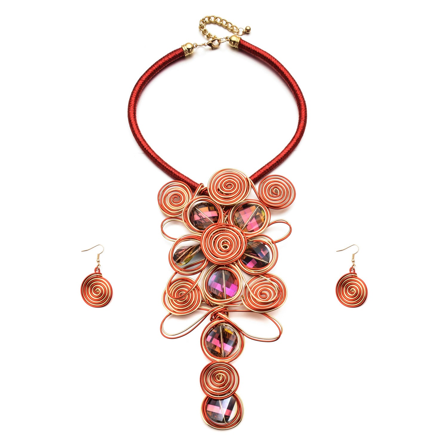 African Collar Necklace Tribal Customs Wearing Jewelry Festival Exaggerated Style