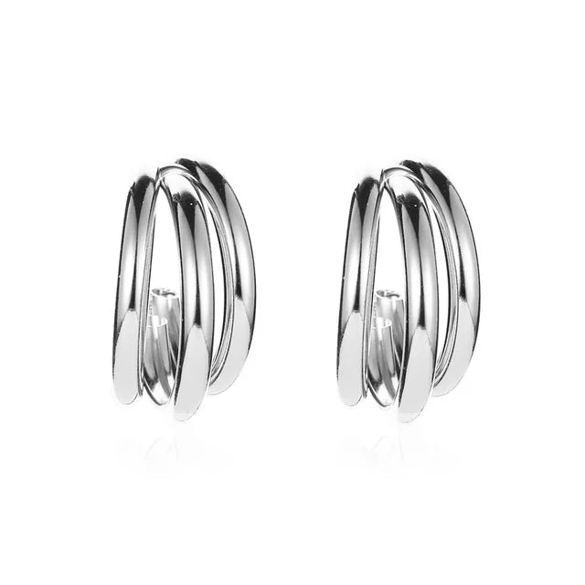 Simple Fashion Stud Earrings Statement Jewelry Party Accessories