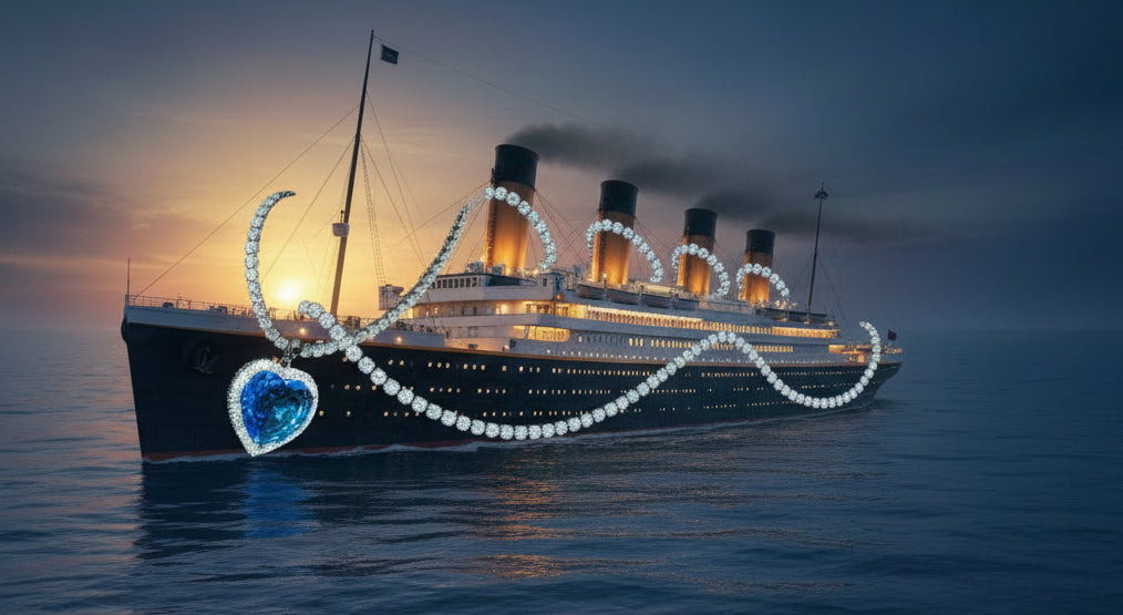 Heart of the Ocean Necklace – Titanic-Inspired Blue Crystal Pendant