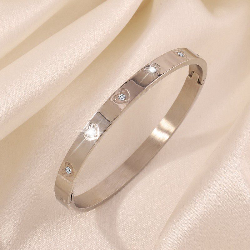 Titanium Steel Bracelet - Tarnish-Free Silver Gold Plated | Multiple Styles Women's Charm Jewellery