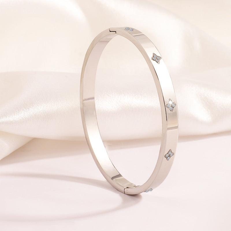 Titanium Steel Bracelet - Tarnish-Free Silver Gold Plated | Multiple Styles Women's Charm Jewellery