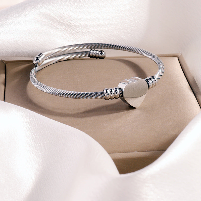 Titanium Steel Bracelet - Tarnish-Free Silver Gold Plated | Multiple Styles Women's Charm Jewellery