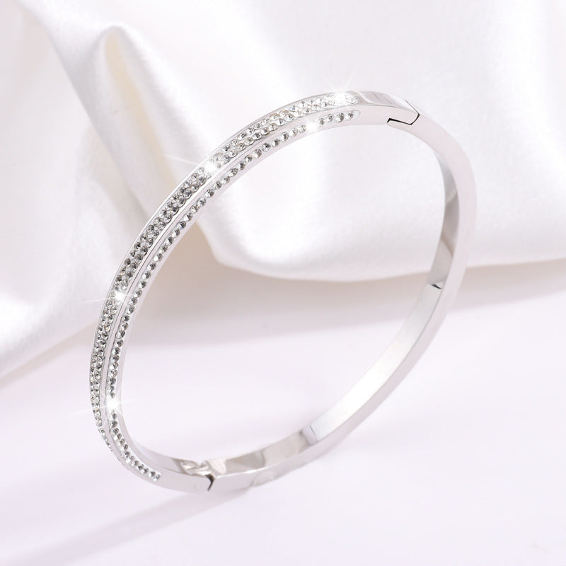 Titanium Steel Bracelet - Tarnish-Free Silver Gold Plated | Multiple Styles Women's Charm Jewellery