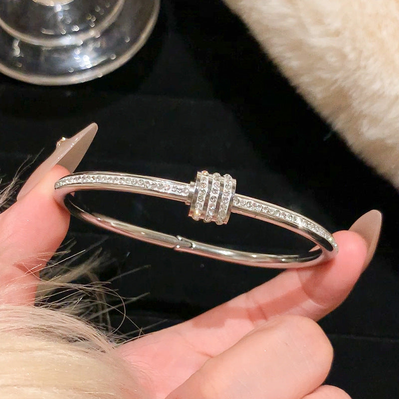 Titanium Steel Bracelet - Tarnish-Free Silver Gold Plated | Multiple Styles Women's Charm Jewellery