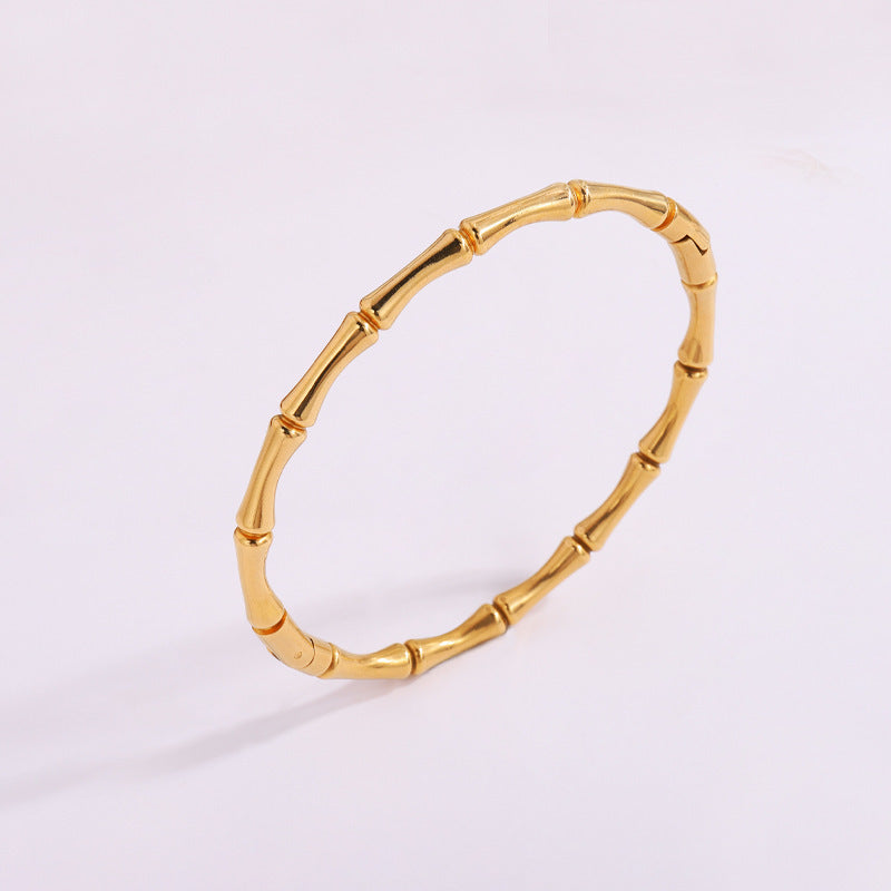 Titanium Steel Bracelet - Tarnish-Free Silver Gold Plated | Multiple Styles Women's Charm Jewellery