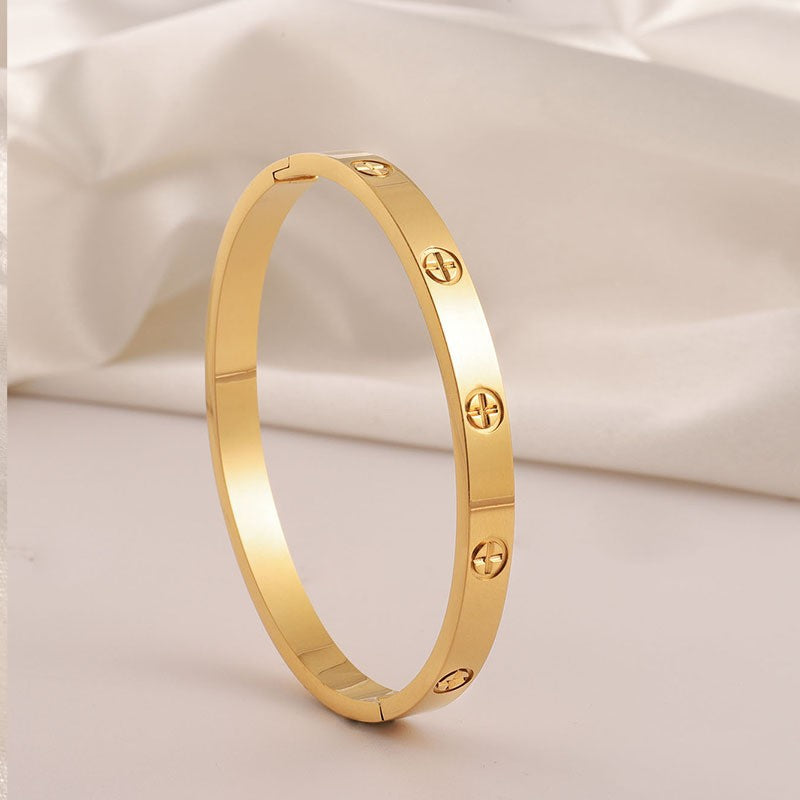 Titanium Steel Bracelet - Tarnish-Free Silver Gold Plated | Multiple Styles Women's Charm Jewellery
