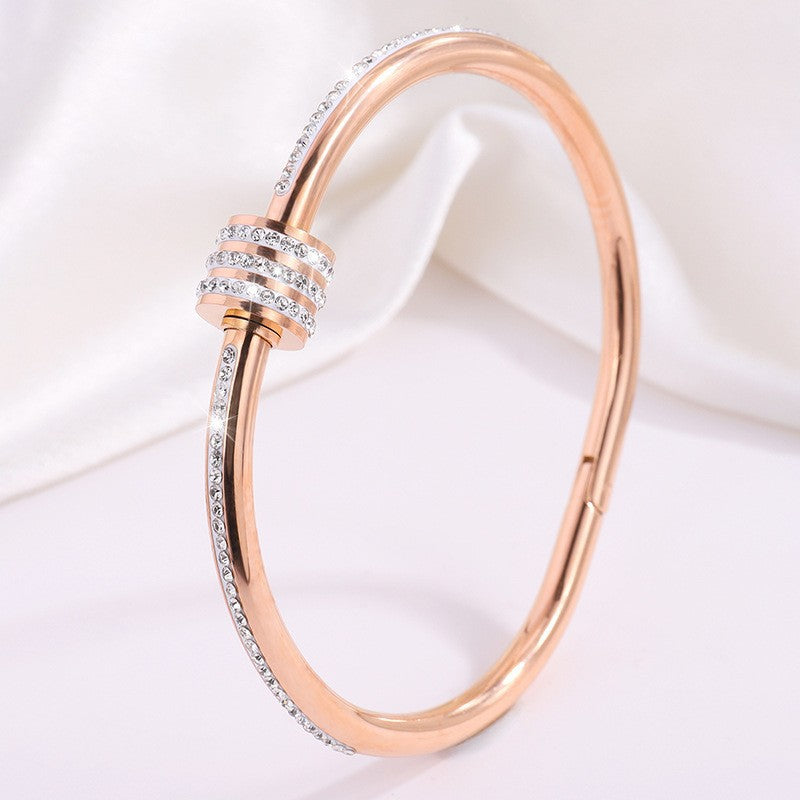 Titanium Steel Bracelet - Tarnish-Free Silver Gold Plated | Multiple Styles Women's Charm Jewellery