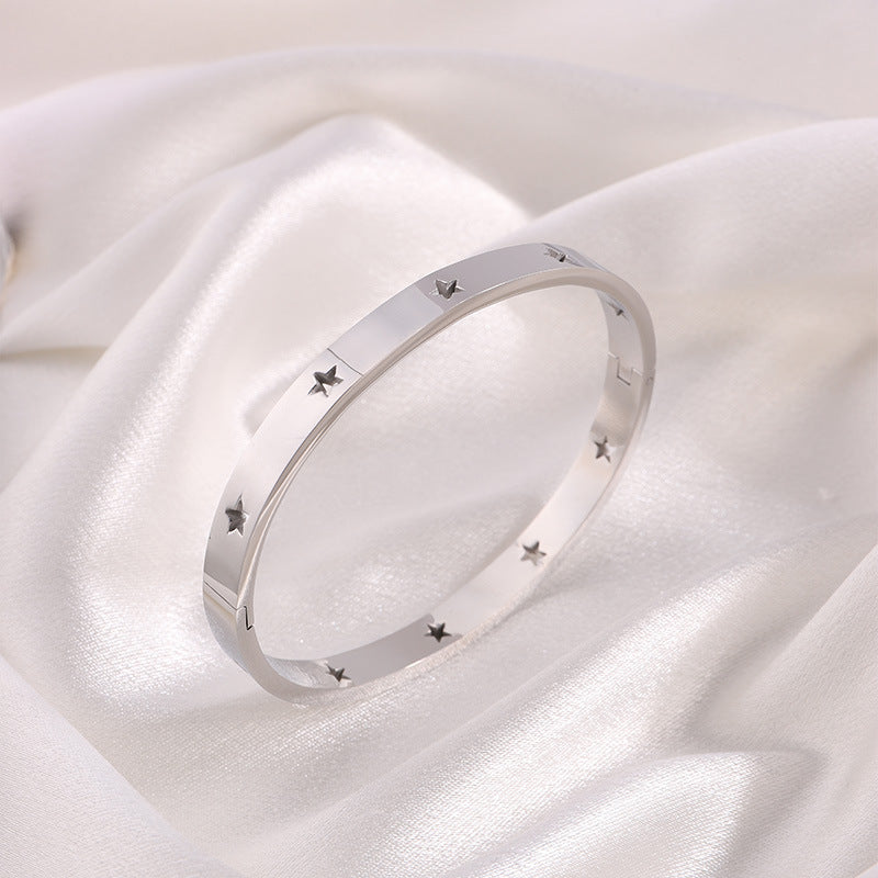 Titanium Steel Bracelet - Tarnish-Free Silver Gold Plated | Multiple Styles Women's Charm Jewellery