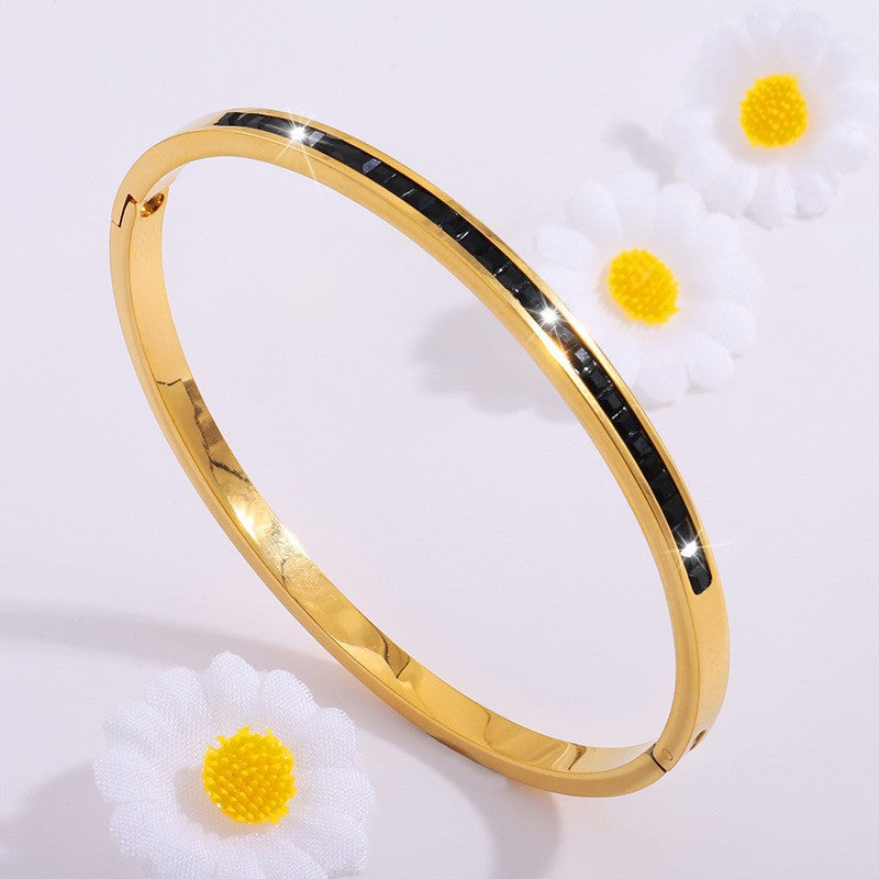 Titanium Steel Bracelet - Tarnish-Free Silver Gold Plated | Multiple Styles Women's Charm Jewellery