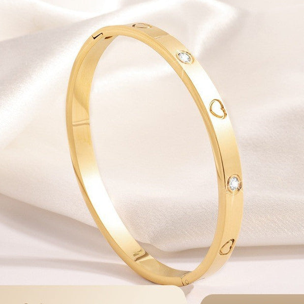 Titanium Steel Bracelet - Tarnish-Free Silver Gold Plated | Multiple Styles Women's Charm Jewellery