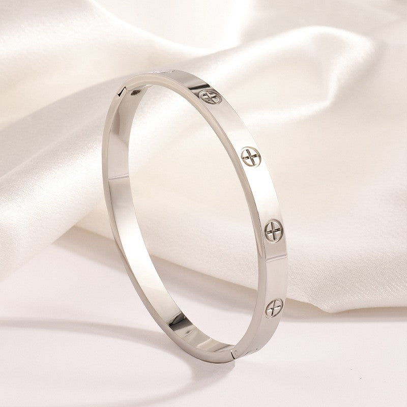 Titanium Steel Bracelet - Tarnish-Free Silver Gold Plated | Multiple Styles Women's Charm Jewellery