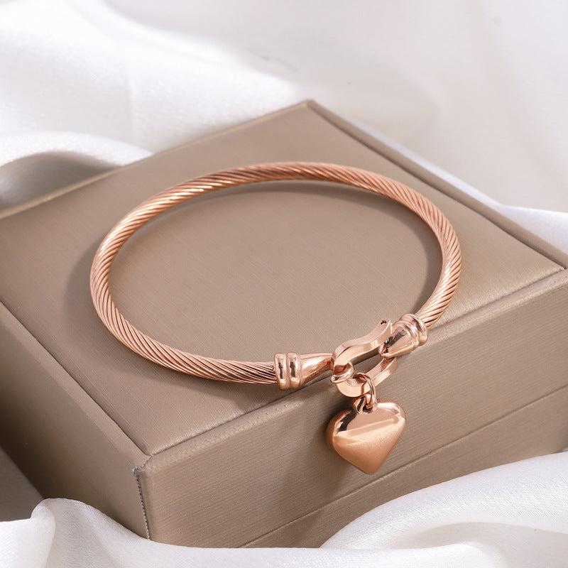 Titanium Steel Bracelet - Tarnish-Free Silver Gold Plated | Multiple Styles Women's Charm Jewellery