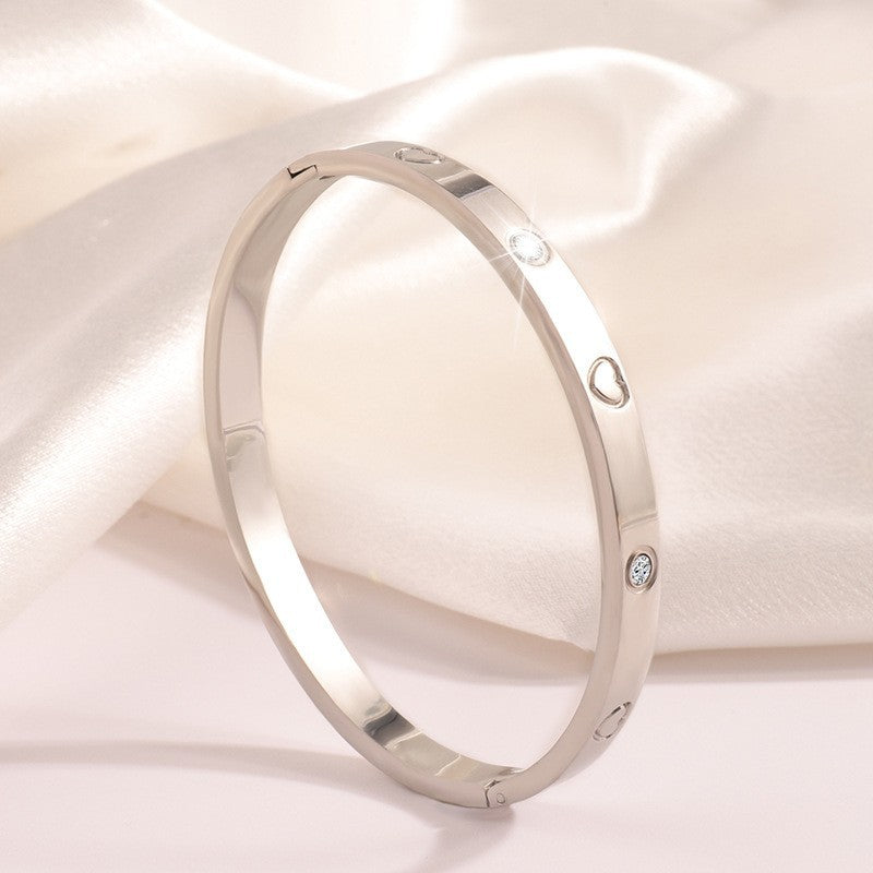Titanium Steel Bracelet - Tarnish-Free Silver Gold Plated | Multiple Styles Women's Charm Jewellery