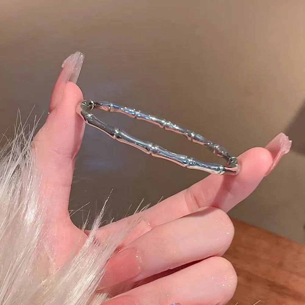 Fashion Titanium Steel Women Bracelets Diamond Colorfast Jewelry Cuff Europe Style Simple Bangles Valentine's Day Gift