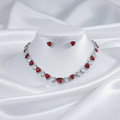 Hollywood inspired  on  Pretty women movie heart necklace High-End Jewelry Set Women