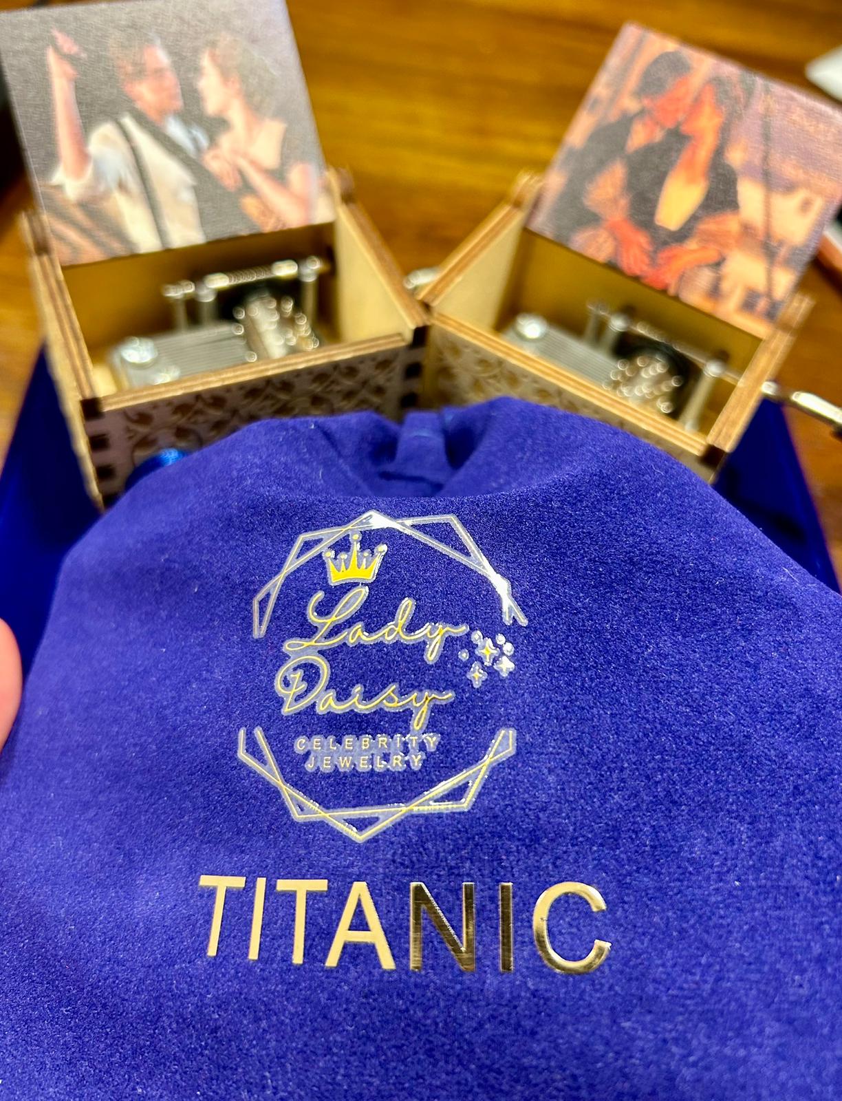 Titanic Heart of the Ocean Necklace  Hollywood inspired Romantic Crystal Blue Pendant for Women