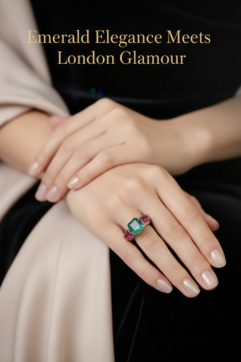 Princess model wearing the ring